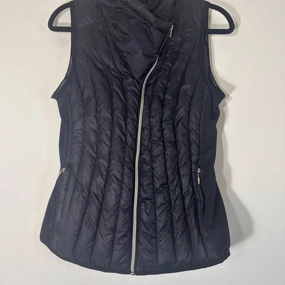 Calvin Klein performance premium down full zip light weight black vest size M - Picture 2 of 14
